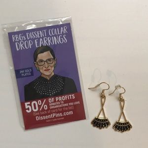 RBG’s Dissent Collar Drop Earrings